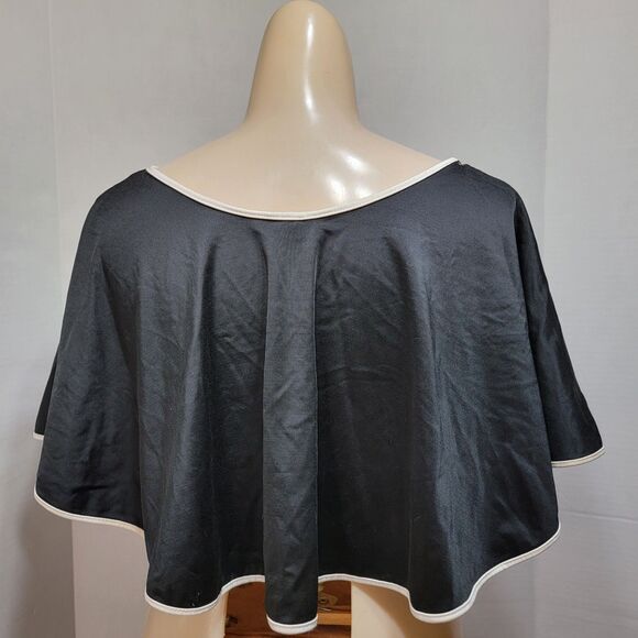 Forplay Catalog Lingerie Mini Skirt B&W w/ Hearts - Size M/L - Picture 3 of 10